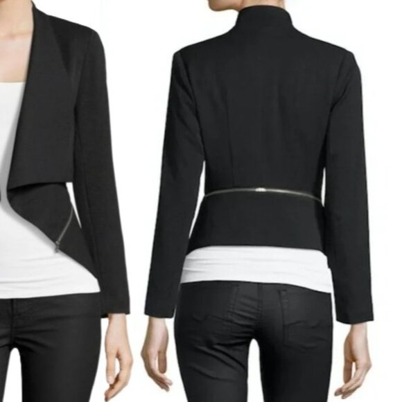 Yumi Kim Black Blazer with Zipper Accents - Picture 6 of 8